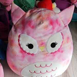 Shuishmallow Pink Owl Plush Toy